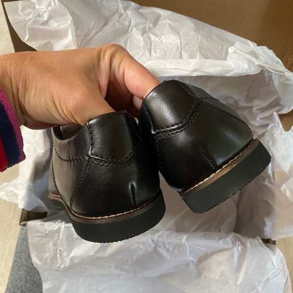 CLARKS Men's Black Oxfords Lace Up Dress Shoes - Picture 8 of 9